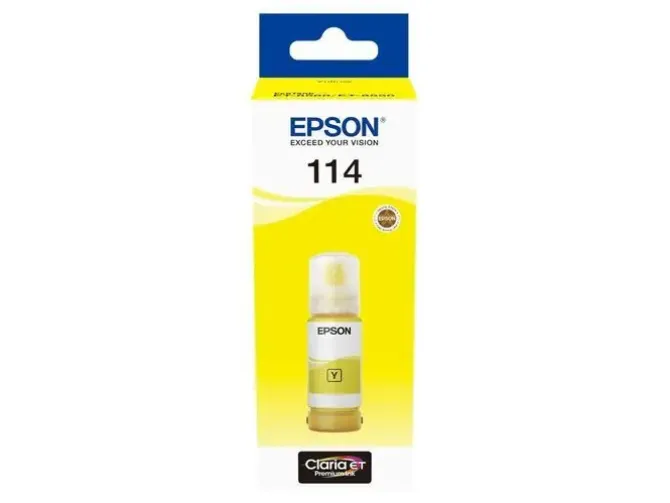 EPSON 114 AMARILLO BOTELLA DE TINTA PIGMENTADA ORIGINAL - C13T07B440