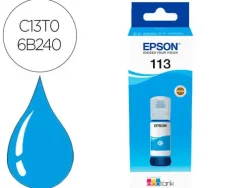 EPSON 113 CYAN BOTELLA DE TINTA PIGMENTADA ORIGINAL - C13T06B240