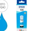 EPSON 106 CYAN BOTELLA DE TINTA ORIGINAL - C13T00R240