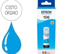 EPSON 106 CYAN BOTELLA DE TINTA ORIGINAL - C13T00R240
