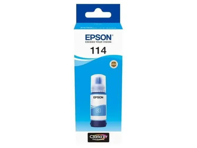 EPSON 114 CYAN BOTELLA DE TINTA PIGMENTADA ORIGINAL - C13T07B240