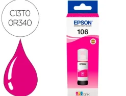 EPSON 106 MAGENTA BOTELLA DE TINTA ORIGINAL - C13T00R340