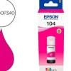 EPSON 104 MAGENTA BOTELLA DE TINTA ORIGINAL - C13T00P340