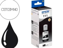 EPSON 111 NEGRO BOTELLA DE TINTA PIGMENTADA ORIGINAL - C13T03M140