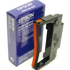 EPSON ERC38/ERC34/ERC30 NEGRA/ROJA CINTA MATRICIAL ORIGINAL - C43S015376