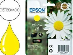 EPSON T1804 (18) AMARILLO CARTUCHO DE TINTA ORIGINAL - C13T18044012