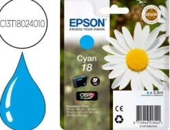 EPSON T1802 (18) CYAN CARTUCHO DE TINTA ORIGINAL - C13T18024012