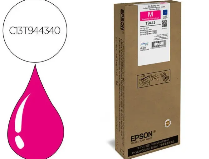 EPSON T9443 MAGENTA CARTUCHO DE TINTA ORIGINAL - C13T944340