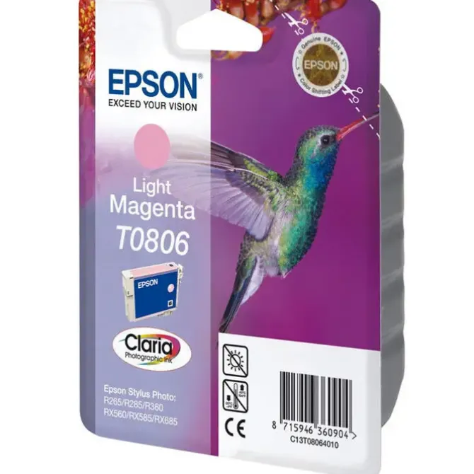 EPSON T0806 MAGENTA LIGHT CARTUCHO DE TINTA ORIGINAL - C13T08064011