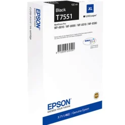 EPSON T7551 NEGRO CARTUCHO DE TINTA ORIGINAL - C13T755140/C13T75514N
