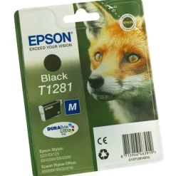 EPSON T1281 NEGRO CARTUCHO DE TINTA ORIGINAL - C13T12814012