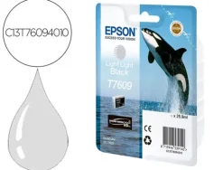 EPSON T7609 NEGRO LIGHT LIGHT CARTUCHO DE TINTA ORIGINAL - C13T76094010