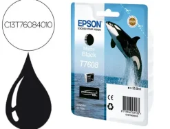 EPSON T7608 NEGRO MATE CARTUCHO DE TINTA ORIGINAL - C13T76084010