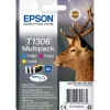 EPSON T1306 PACK DE 3 CARTUCHOS DE TINTA ORIGINALES - CIAN, MAGENTA, AMARILLO - C13T13064012