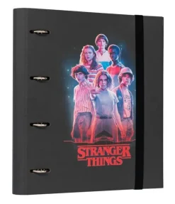 ERIK CARPEBLOC 4 ANILLAS PREMIUM STRANGER THINGS GOMA CIERRE CAT0101