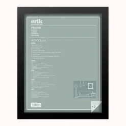 ERIK MARCO MADERA NEGRO 400X500MM 40X50