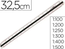ESCALA M+R 1632.20 -1:100-200-250-300-400-500 -30 CM -ESTUCHE RIGIDO COLOR