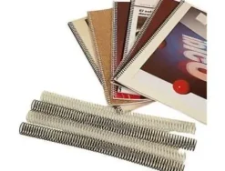 ESPIRAL METALICO IBICO BLANCO 10 MM CAJA DE 100 UNIDADES