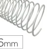 ESPIRAL METALICO Q-CONNECT BLANCO 64 5:1 6 MM 1MM CAJA DE 200 UNIDADES