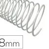 ESPIRAL METALICO Q-CONNECT BLANCO 64 5:1 18MM 1,2MM CAJA DE 100 UNIDADES
