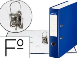 ESSELTE ARCHIVADOR DE PALANCA - FORMATO FOLIO - LOMO 75MM - CAPACIDAD PARA 500 HOJAS - COLOR AZUL