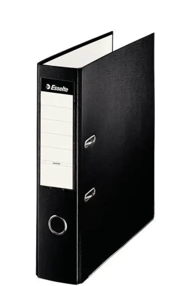 ESSELTE ARCHIVADOR DE PALANCA - FORMATO A4 - LOMO 75MM - CAPACIDAD PARA 500 HOJAS - COLOR NEGRO