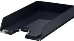 ESSELTE EUROPOST VIVIDA BANDEJA PORTADOCUMENTOS - FORMATO VERTICAL - A4 - ESPACIO PARA ETIQUETA IDENTIFICATIVA - COLOR NEGRO