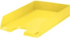 ESSELTE EUROPOST VIVIDA BANDEJA PORTADOCUMENTOS - FORMATO VERTICAL - A4 - ESPACIO PARA ETIQUETA IDENTIFICATIVA - COLOR AMARILLO