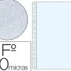 ESSELTE PACK DE 100 FUNDAS MULTITALADRO PORTADOCUMENTOS - FORMATO FOLIO - 16 TALADROS - 80 MICRAS - PIEL DE NARANJA - COLOR TRANSPARENTE