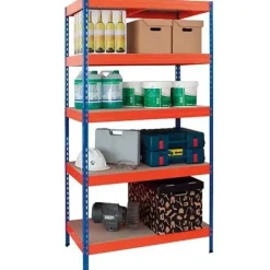 ESTANTERIA AR METAL.180X90X45 AZ/NA