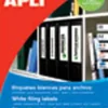 ETIQUETA ADHES APLI A4 190X61 P25