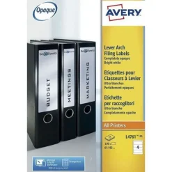 ETIQUETA LOMERA ADHESIVA AVERY LOMO ANCHO 192X61 M