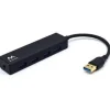 EWENT HUB USB3.2 GEN 1 USB-A DE 4 PUERTOS - ALIMENTADO POR USB - COLOR NEGRO