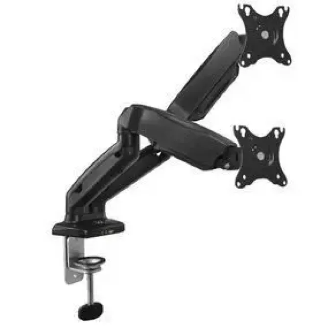 EWENT SOPORTE DE ESCRITORIO PARA 2 MONITORES DE 13-34 - VESA MAXIMO 100X100 - HASTA 9 KG - COLOR NEGRO