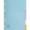 EXACLAIR SEPARADORES EXACOMPTA A4 6PEST PASTEL 1606E MAK180931
