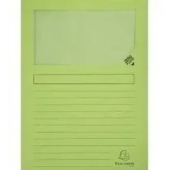 EXACLAIR SUBCARPETA EXACOMPTA VENTANA VERD/10U 50253E