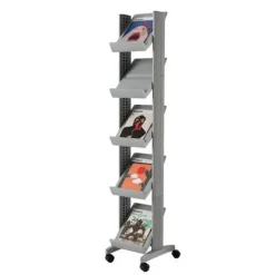 EXPOSITOR MOVIL PAPERFLOW COMPAC PLATA