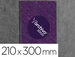 EXPOSITOR MURAL ARCHIVO 2000 PREMIUM POLIESTIRENO TRANSPARENTE CON ADHESIVO DIN A4 VERTICAL 210X300 MM