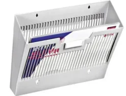 EXPOSITOR MURAL CEP DE PARED POLIESTIRENO REJILLA 1 COMPARTIMENTO GRIS 360X257X95 MM