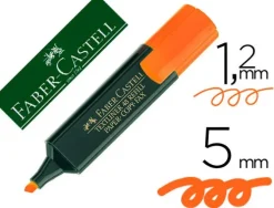 FABER CASTELL ROTULADOR FLUOR NARANJA REF.080942