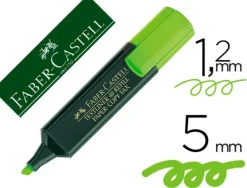 FABER CASTELL ROTULADOR FLUOR COLOR VERDE REF.080943