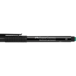 FABER-CASTELL MULTIMARK ROTULADOR PERMANENTE - ANCHO DE TRAZO 0.4MM - GOMA DE BORRAR INTEGRADA - RESISTENTE A LA LUZ Y AL AGUA - COLOR NEGRO