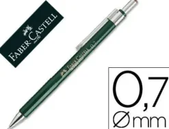 FABER-CASTELL TK-FINE 9713 PORTAMINAS - MINA HB - TRAZO 0.7MM - GOMA DE BORRA INTEGRADA