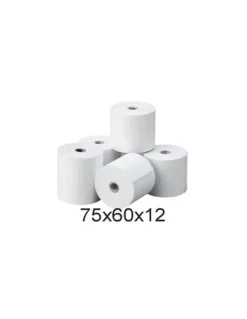 FABRISA ROLLO DE PAPEL TERMICO - LIBRE DE BPA - 75X60X12MM