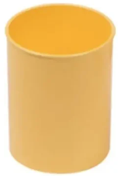FAIBO CUBILETE REDONDO AMARILLO PASTEL 206-35 PORTALAPICEROS