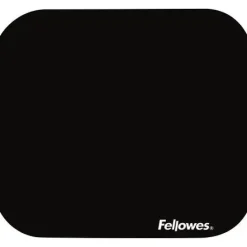 FELLOWES ALFOMBRILLA PREMIUM - BASE DE GOMA ANTIDESLIZANTE - SUPERFICIE DE POLIESTER - 23.2X19.9CM - COLOR NEGRO