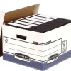 FELLOWES BANKERS BOX CONTENEDOR DE ARCHIVOS FOLIO - MONTAJE AUTOMATICO FASTFOLD - CARTON RECICLADO CERTIFICACION FSC