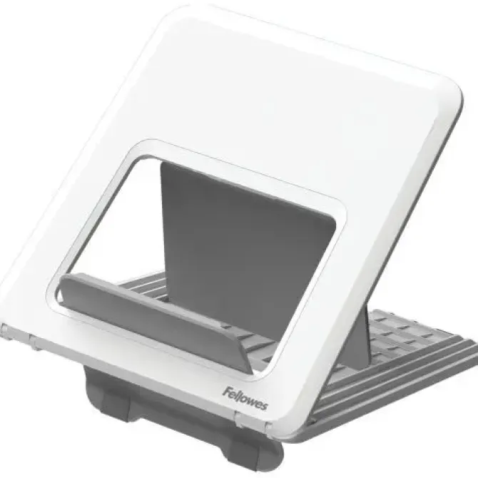 FELLOWES BREYTA ELEVADOR PARA PORTATILES HASTA 14 - 12 AJUSTES DE ALTURA - PESO MAX. 4KG - FABRICADO CON MATERIALES 100% RECICLABLES - COLOR BLANCO