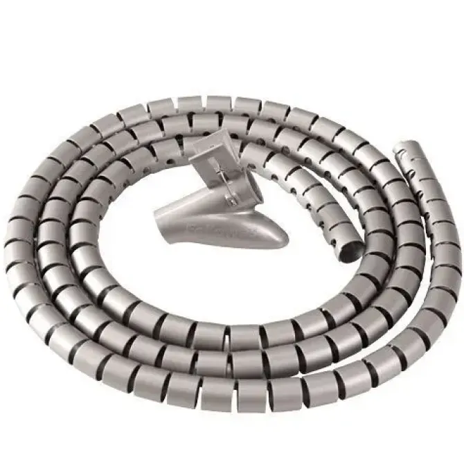 FELLOWES CABLEZIP ORGANIZADOR DE CABLES - REUTILIZABLE - INCLUYE HERRAMIENTA DE MONTAJE - COLOR PLATA