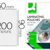 FELLOWES PACK DE 100 FUNDAS PARA PLASTIFICAR BRILLO PARA TARJETAS 60 X 90MM - 125 MICRAS - ALTA CALIDAD - TRANSPARENTE